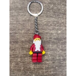 Lego City Santa Claus Mini Figure Keychain Keyring Bag Charm Loose Christmas